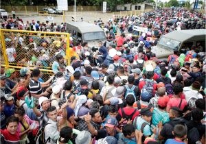 Red River New Mexico October events Chaos Erupts as Caravan Reaches Mexico Border Cnn