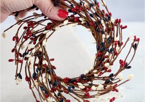 Red White and Blue Pip Berry Candle Rings Americana Pip Berry Candle Ring Candles and Accessories