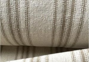 Reproduction Feedsack Fabric by the Yard Grain Sack Fabric Tan Stripes Vintage Inspired sold by the