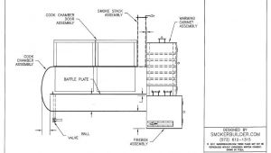 Reverse Flow Offset Smoker Plans 36 X 92 Reverse Flow Smoker Sq Firebox Right W Warming