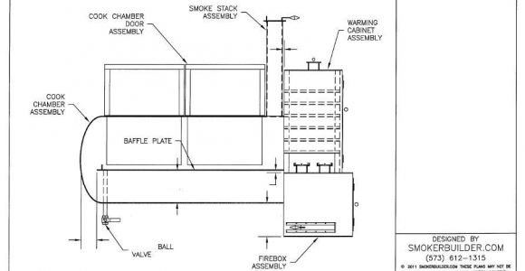 Reverse Flow Offset Smoker Plans 36 X 92 Reverse Flow Smoker Sq Firebox Right W Warming