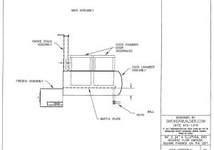 Reverse Flow Offset Smoker Plans Diy Vertical Brick Smoker with Offset Firebox Diy Free