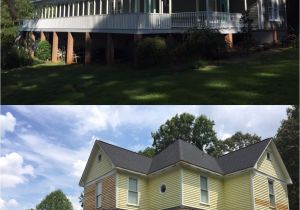 Rhinoshield Never Paint Your House Again before and after Of A Home Coated with Rhino Shield In Easley south