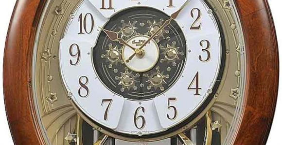 Rhythm Musical Clocks with Movement Rhythm 4mh884wd06 Magnificent Time Cracker Musical Clock