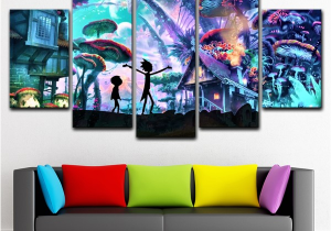 Rick and Morty 5 Piece Canvas Rick and Morty 5 Piece Canvas the Window Shopping