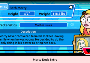 Rick and Morty Pocket Mortys Recipe List V1 6 1 Morty 145 Beth Morty Imgur