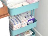 Rolling Cart with Drawers Ikea Convert An Ikea Rolling Cart to Changing Station Storage for Diapers