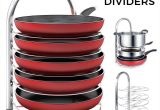 Round as A Dishpan and Deep as A Tub Amazon Com Lifewit Adjustable Pan Pot organizer Rack for 8 9 10 11
