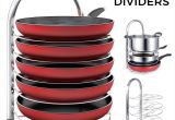 Round as A Dishpan Deep as A Tub Amazon Com Lifewit Adjustable Pan Pot organizer Rack for 8 9 10 11