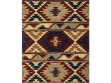 Rustic Texas Star area Rugs Su2253 southwest 5 Feet by 8 Feet area Rug Red by Rizzy Home In
