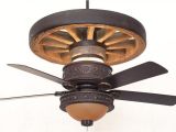 Rustic Wagon Wheel Ceiling Fan Copper Canyon Western Star Wagon Wheel Ceiling Fan