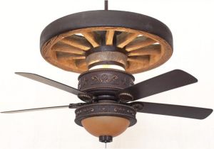 Rustic Wagon Wheel Ceiling Fan Copper Canyon Western Star Wagon Wheel Ceiling Fan