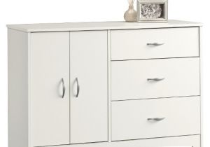 Sauder Beginnings toy Chest soft White by Sauder Beginnings 3 Drawer Dresser with Double Door Adjustable