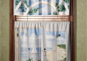Seashore or Nautical Window Valances Beautiful Nautical Curtains for Shower and Windows