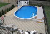 Semi Inground Pools Long island 15×30 Sharkline Semi Inground Pool with Deck and Pavers Brothers 3