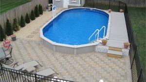 Semi Inground Pools Long island 15×30 Sharkline Semi Inground Pool with Deck and Pavers Brothers 3