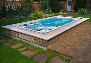 Semi Inground Pools Long island sometimes Semi Inground Swim Spa Installs Look Better Than Inground