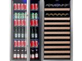 Shallow Depth Undercounter Beverage Fridge Amazon Com Kingsbottle 2 Zone Large Wine Beverage Fridge 397