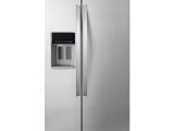 Shallow Depth Undercounter Fridge Whirlpool 21 Cu Ft Side by Side Refrigerator In Fingerprint