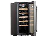 Shallow Depth Undercounter Wine Refrigerator Cookology Cwc300ss 30cm Wine Cooler In Stainless Steel 20 Bottle