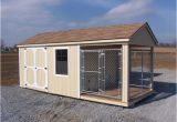 Shed Dog House Combo 1000 Ideas About Insulated Dog Kennels On Pinterest