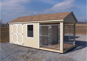 Shed Dog House Combo 1000 Ideas About Insulated Dog Kennels On Pinterest