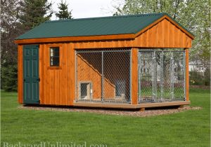 Shed Dog House Combo Animal Structures Dog Kennels Backyard Unlimited