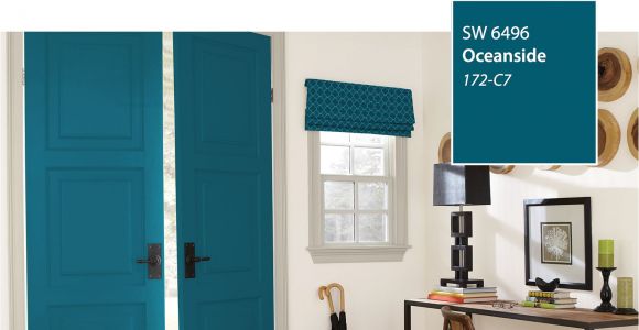 Sherwin Williams Worn Turquoise Introducing the 2018 Color Of the Year Oceanside Sw 6496