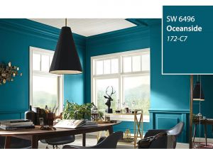 Sherwin Williams Worn Turquoise Paint Number Introducing the 2018 Color Of the Year Oceanside Sw 6496