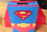 Shoe Box Valentine Holder Harrison S Superman Valentine Box Mommy Things Valentine Box