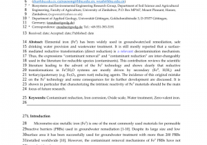 Silver Stag Woods and Water Review Pdf I Appraisal Of Simple Arsenic Removal Method for Ground Water