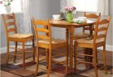 Simple Living 5 Piece tobey Compact Round Dining Set Shop Simple Living Round Counter Height 5 Piece Dining Set