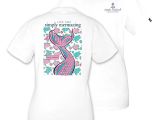 Simply southern Mermaid Shirt Simply southern Preppy Collection Mermaid T Shirt for