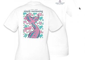 Simply southern Mermaid Shirt Simply southern Preppy Collection Mermaid T Shirt for