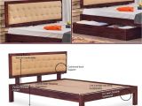 Sleep Number Bed Disassembly Video Furny Emerald solid Wood Queen Size Bed Mohgany Polish Amazon In