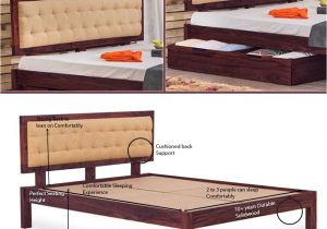 Sleep Number Bed Disassembly Video Furny Emerald solid Wood Queen Size Bed Mohgany Polish Amazon In