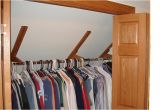 Sloped Ceiling Closet Rod Bracket Incredible Closet Rod Bracket Angled Ceiling Ideas