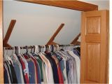 Sloped Ceiling Closet Rod Bracket Incredible Closet Rod Bracket Angled Ceiling Ideas