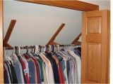 Sloped Ceiling Closet Rod Brackets Incredible Closet Rod Bracket Angled Ceiling Ideas