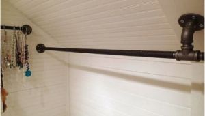 Sloped Ceiling Clothes Rod Bracket Home Depot Best 20 Closet Rod Ideas On Pinterest Industrial Closet