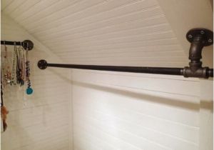 Sloped Ceiling Clothes Rod Bracket Home Depot Best 20 Closet Rod Ideas On Pinterest Industrial Closet