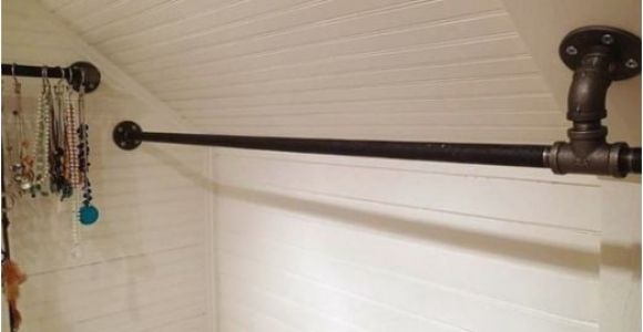 Sloped Ceiling Clothes Rod Bracket Home Depot Best 20 Closet Rod Ideas On Pinterest Industrial Closet