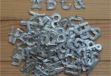 Small Metal Letters for Crafts Uk Vintage Metal Letters Small Florist Alphabet for Crafting