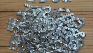 Small Metal Letters for Crafts Uk Vintage Metal Letters Small Florist Alphabet for Crafting