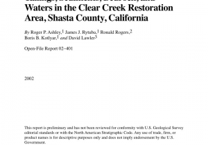 Smart Recovery Meetings north County San Diego Pdf Mercury Contamination From Historical Gold Mining In California