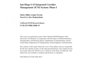 Smart Recovery Meetings north County San Diego Pdf San Diego I 15 Integrated Corridor Management Icm System Phase I