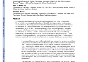 Smart Recovery Meetings San Diego Pdf Development and Initial Validation Of A 12 Step Participation