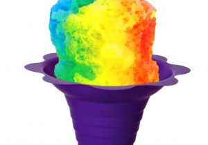 Snow Cone Flower Cups Flower Cups for Serving Shaved Ice or Snow Cones 4 Oz