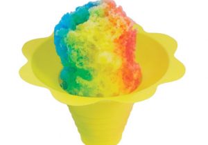 Snow Cone Flower Cups Flower Cups for Serving Shaved Ice or Snow Cones 8 Oz