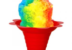 Snow Cone Flower Cups Shaved Ice Sno Cone Flower Cups 4 Ounce Small Case